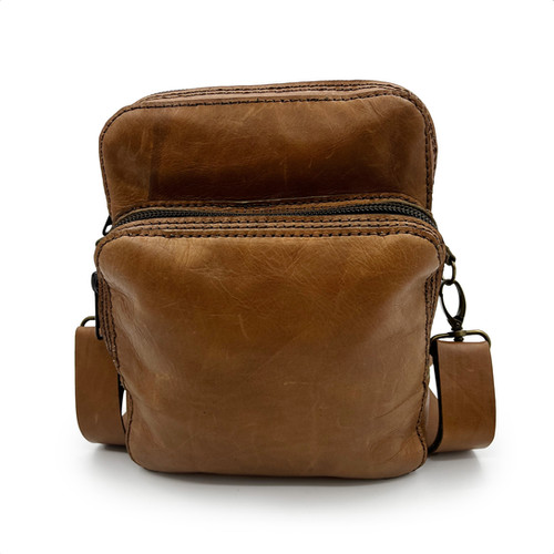 Mens Double Pocket Shoulder Bag