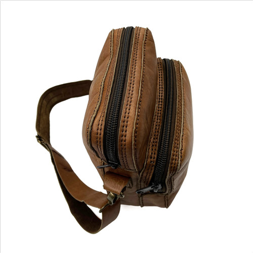 Mens Double Pocket Shoulder Bag