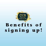 Benefits of Signing up on CCS